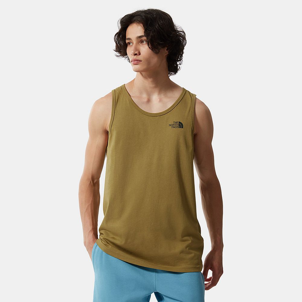 The North Face Tank Top Mens Australia - The North Face Summer Green (CEL-756082)